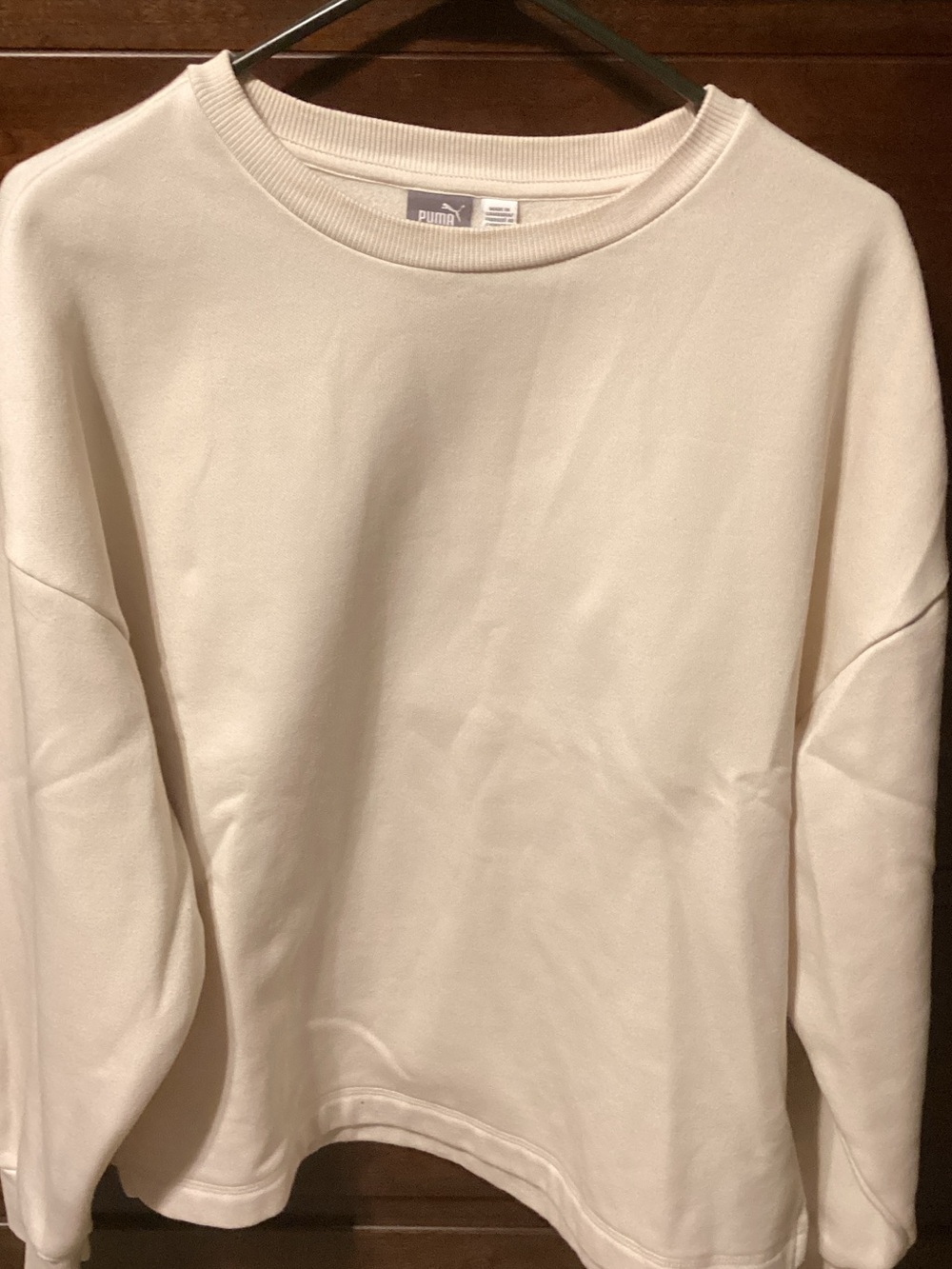 Puma Off-White Crewneck Sweatshirt
